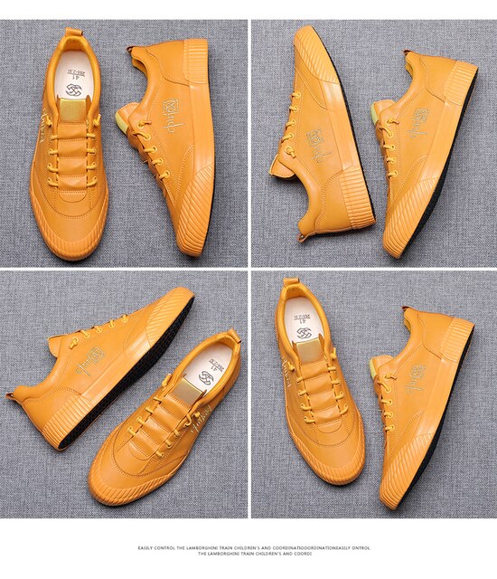 Nowe męskie buty Vulcanize na jesień 2021 - brytyjski styl, gumowa podeszwa, chińska technika szycia - Wianko - 18