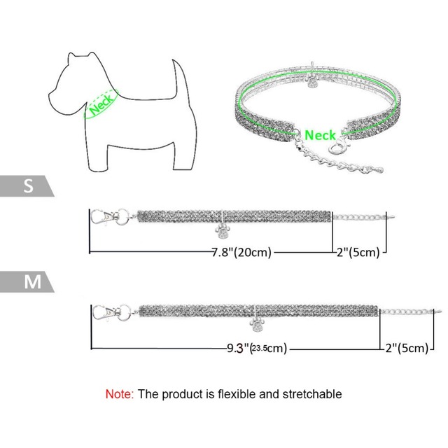 Obroża kot naszyjnik dla małych psów dziewczyna Rhinestone Bling wisiorek obróżka dla zwierzęcia Chic - Wianko - 23