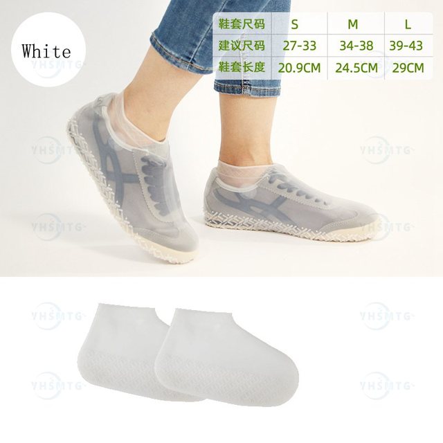 Kalosze silikonowe, wodoodporna obudowa, antypoślizgowe pokrowce na buty, unisex - Wianko - 11