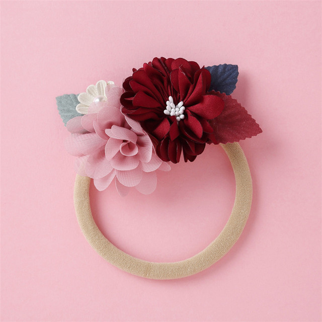 Nowa moda Florals pałąk elastyczny dla dzieci - Balleenshiny - Wianko - 10