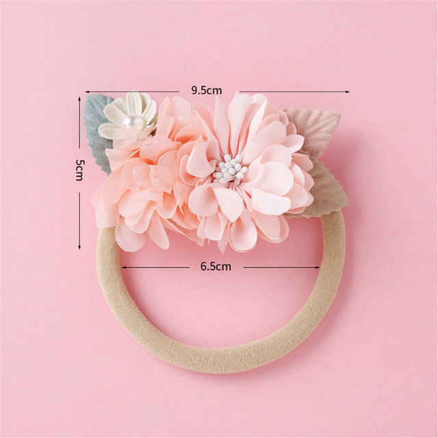 Nowa moda Florals pałąk elastyczny dla dzieci - Balleenshiny - Wianko - 5