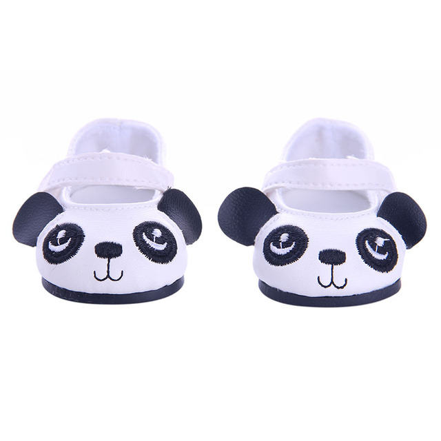 Ubranka dla lalki - buty jednorożec, panda, królik, Elsa - sukienka dla 18-calowej lalki American Girl i 43 cm noworodka - Wianko - 10