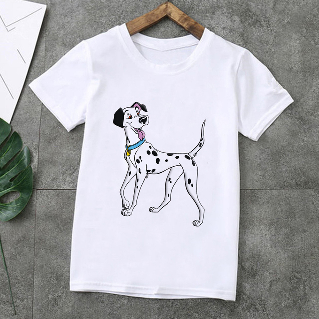 Little Spotted Dogs - koszulka dziecięca z grafiką 101 dalmatyńczyków i krótkimi rękawami dla rodzeństwa- Family Look - Wianko - 18