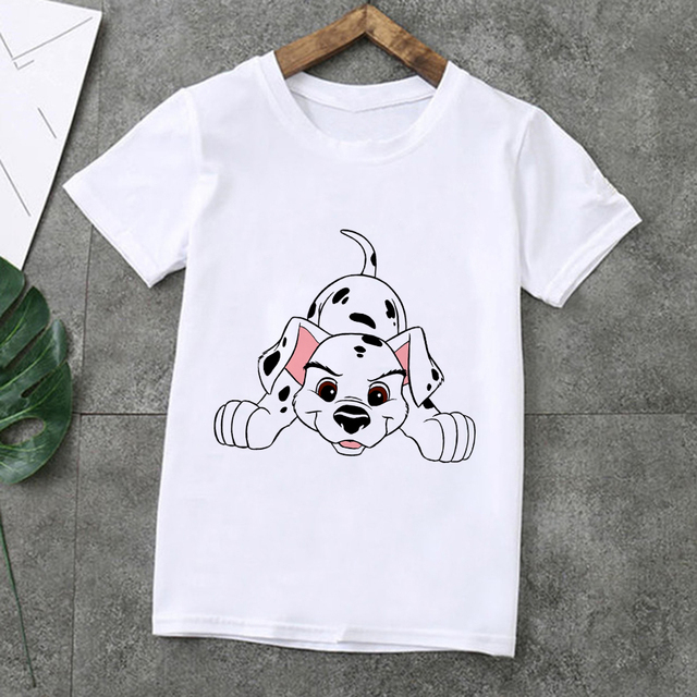 Little Spotted Dogs - koszulka dziecięca z grafiką 101 dalmatyńczyków i krótkimi rękawami dla rodzeństwa- Family Look - Wianko - 11