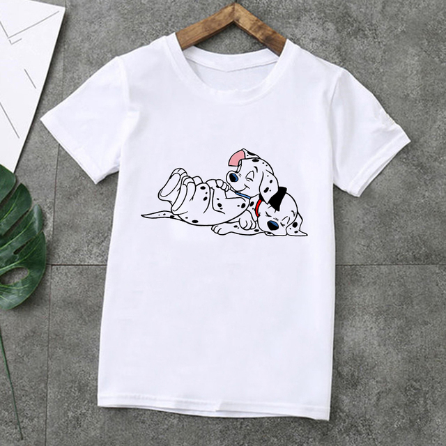 Little Spotted Dogs - koszulka dziecięca z grafiką 101 dalmatyńczyków i krótkimi rękawami dla rodzeństwa- Family Look - Wianko - 8