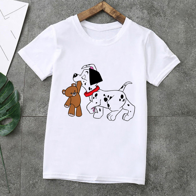 Little Spotted Dogs - koszulka dziecięca z grafiką 101 dalmatyńczyków i krótkimi rękawami dla rodzeństwa- Family Look - Wianko - 16