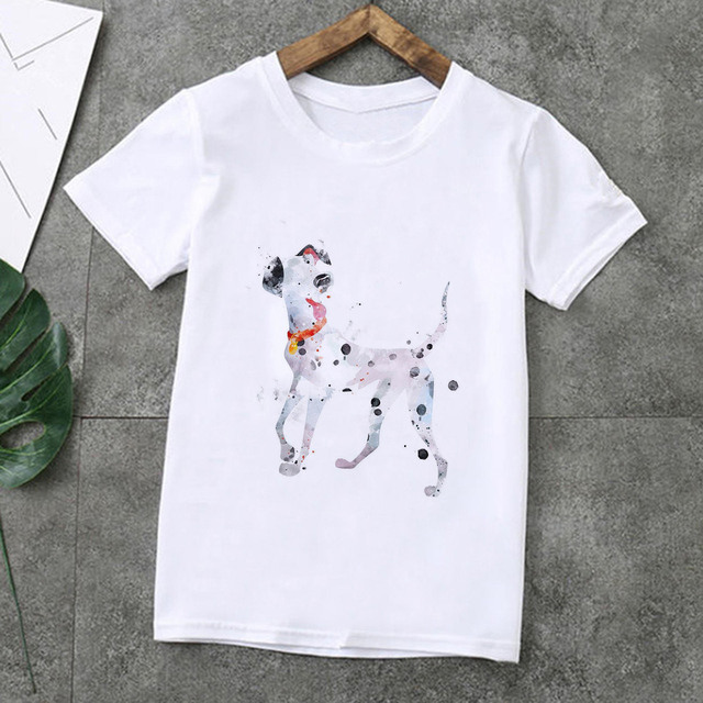 Little Spotted Dogs - koszulka dziecięca z grafiką 101 dalmatyńczyków i krótkimi rękawami dla rodzeństwa- Family Look - Wianko - 13