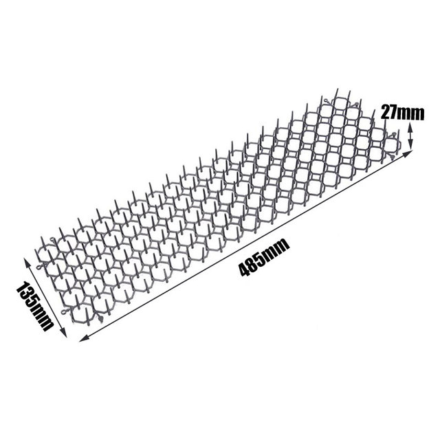 Ogród kolczasty pasek odstraszający koty Dig Stop - mata antykotowa przenośna Spike ogrodowa 13cm X 49cm - Wianko - 3