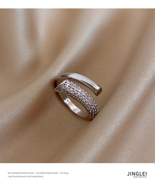 Pierścień złoty gotycki, otwierany, klasyczny, modny dla kobiety 2021 - Wianko - 13