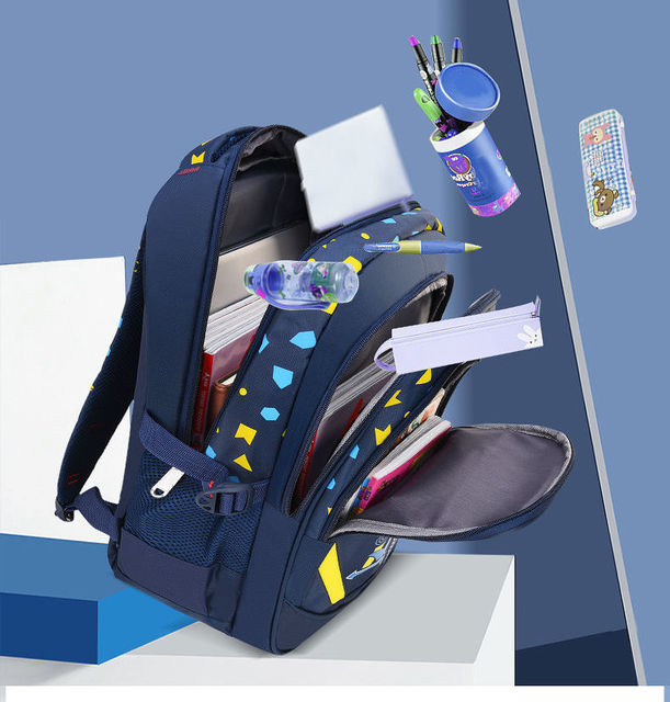 Dzieci 2021 torba szkolna ortopedyczna plecak podstawowy tornister wodoodporny dla dziewcząt i chłopców - mochila - Wianko - 4