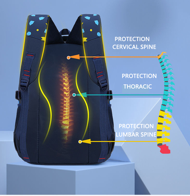 Dzieci 2021 torba szkolna ortopedyczna plecak podstawowy tornister wodoodporny dla dziewcząt i chłopców - mochila - Wianko - 5