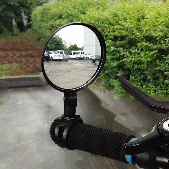 Lusterko wsteczne rowerowe z szerokim kątem widzenia i silikonowym uchwytem - Wianko - 5