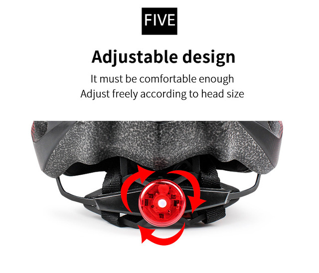 Uniwersalny kask rowerowy dla dorosłych z 22 otworami wentylacyjnymi i taśmą LED na tył - Wianko - 8