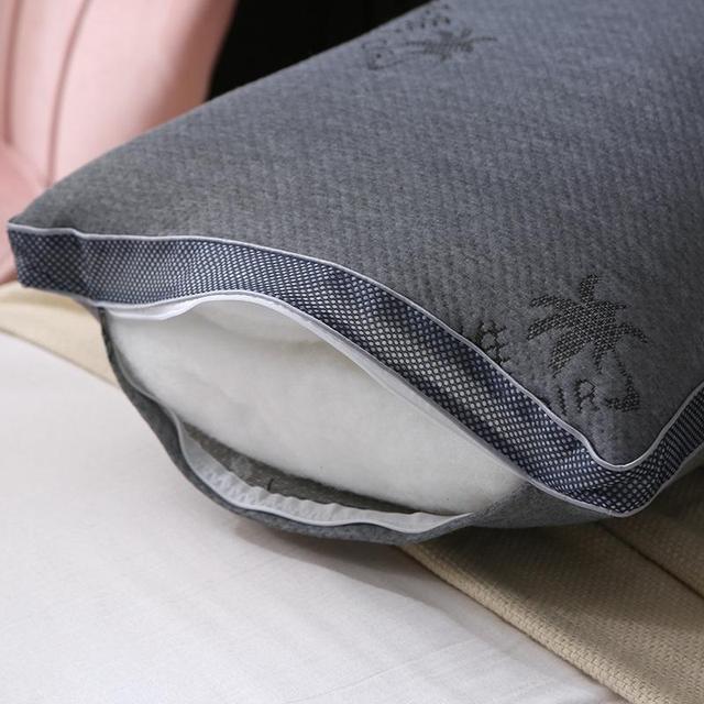 Poduszka podróżna: Miękka i elastyczna poduszka dzianinowa z oddychającego włókna dla dobrego snu w domu i hotelu - Wianko - 7