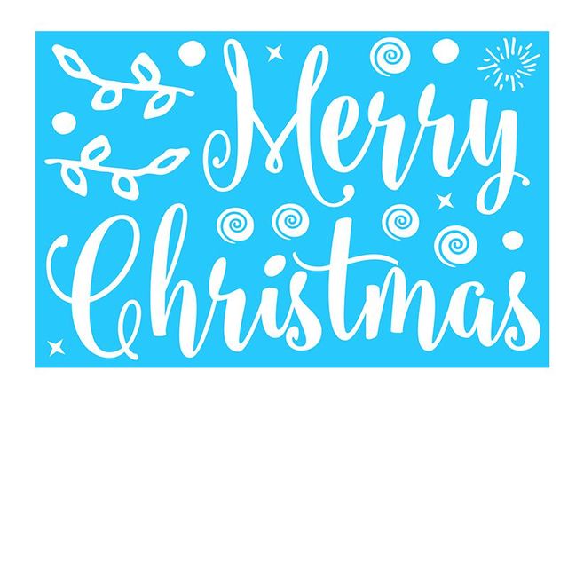 Naklejka ścienno-okienno-dekoracyjna ze świętym Mikołajem, łosiem i płatkami śniegu - Boże Narodzenie 2022 - Wianko - 10