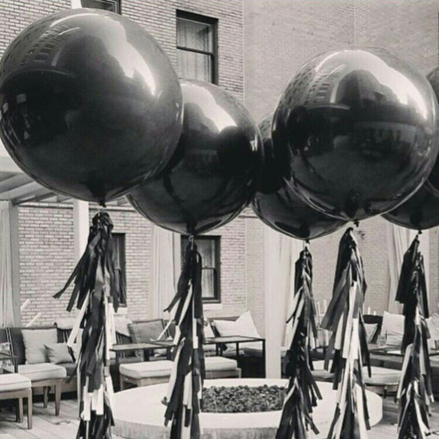 Duże balony lateksowe gigantyczne 10 sztuk 90cm 36 Cal na sesję zdjęciową, urodziny, wesele, festiwal, wydarzenie, karnawał - Wianko - 7