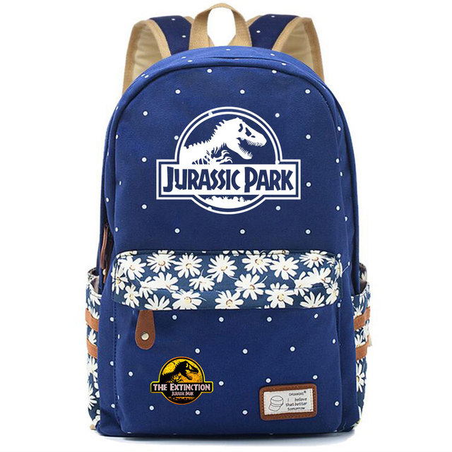 Plecak dziecięcy Park Jurajski Dinozaur z motywem chłopiec i dziewczyna - torba na książki, płócienna, podróżna - Wianko - 11