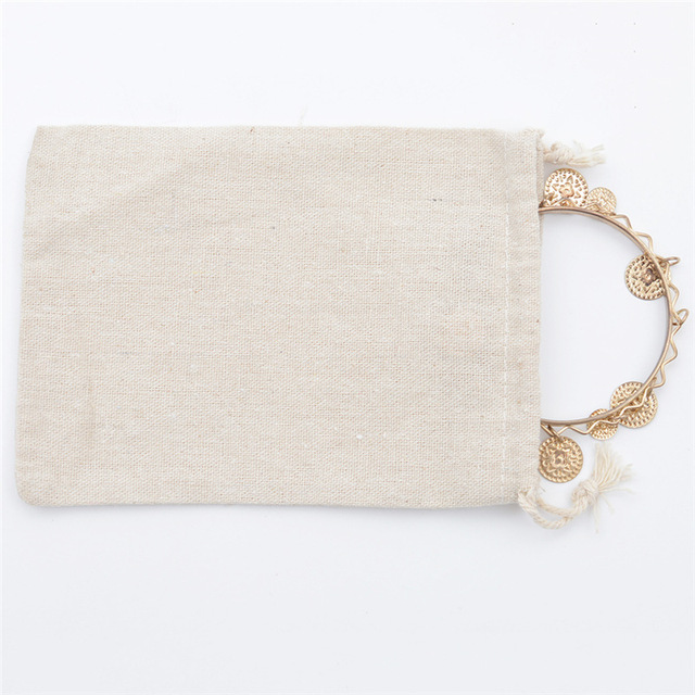 Partia 10 sztuk wielokrotnego użytku: torba pościelna z bawełnianym sznurkiem na ślub, Boże Narodzenie, biżuterię i inne prezenty - Wianko - 16