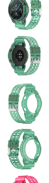 Silikonowy pasek do zegarka Huawei GT2 46MM - przezroczysty, lodowy, sportowy, wymienny - Wianko - 6