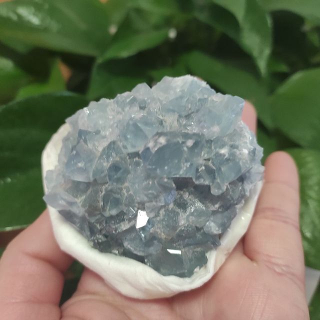 Celestyt geoda - niebieski kamień uzdrowienia - Wianko - 4