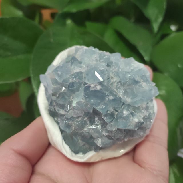 Celestyt geoda - niebieski kamień uzdrowienia - Wianko - 5