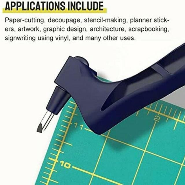 Ręczny 360-stopniowy nóż do cięcia papieru Aper Jam Pattern - narzędzie do wycinania, rzeźbienia, frezowania i grawerowania materiałów, w tym skóry - Wianko - 12