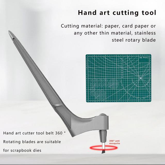 Ręczny 360-stopniowy nóż do cięcia papieru Aper Jam Pattern - narzędzie do wycinania, rzeźbienia, frezowania i grawerowania materiałów, w tym skóry - Wianko - 8