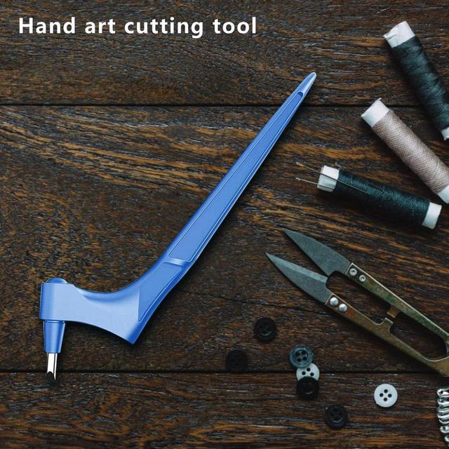 Ręczny 360-stopniowy nóż do cięcia papieru Aper Jam Pattern - narzędzie do wycinania, rzeźbienia, frezowania i grawerowania materiałów, w tym skóry - Wianko - 5