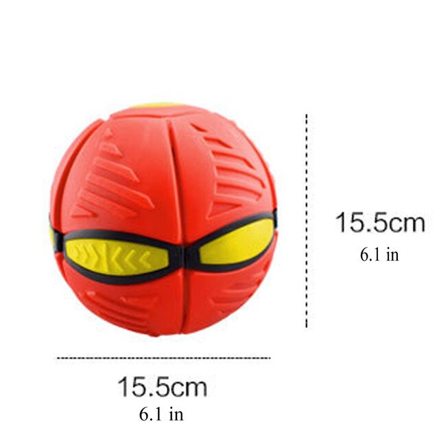 Płaska piłka deformująca się w kształt spodka - zabawka do gry na zewnątrz - Wianko - 6