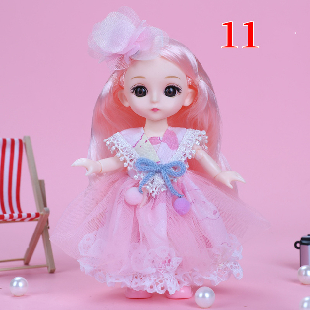 Sukienka garnitur dla lalki Fashion Doll Cartoon Ob11 1/12 - akcesoria do kospleju dla dziewczynki - Wianko - 13