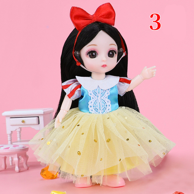 Sukienka garnitur dla lalki Fashion Doll Cartoon Ob11 1/12 - akcesoria do kospleju dla dziewczynki - Wianko - 5