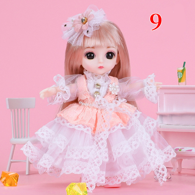 Sukienka garnitur dla lalki Fashion Doll Cartoon Ob11 1/12 - akcesoria do kospleju dla dziewczynki - Wianko - 11