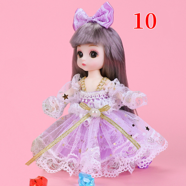 Sukienka garnitur dla lalki Fashion Doll Cartoon Ob11 1/12 - akcesoria do kospleju dla dziewczynki - Wianko - 12