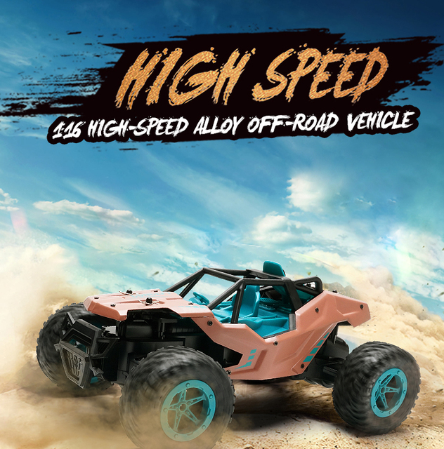 Samochód RC Drift Off-Road 1:16 4WD High Speed - Pilot zdalnego sterowania, Monster Truck, zabawka elektryczna Crawler dla chłopców - Wianko - 10