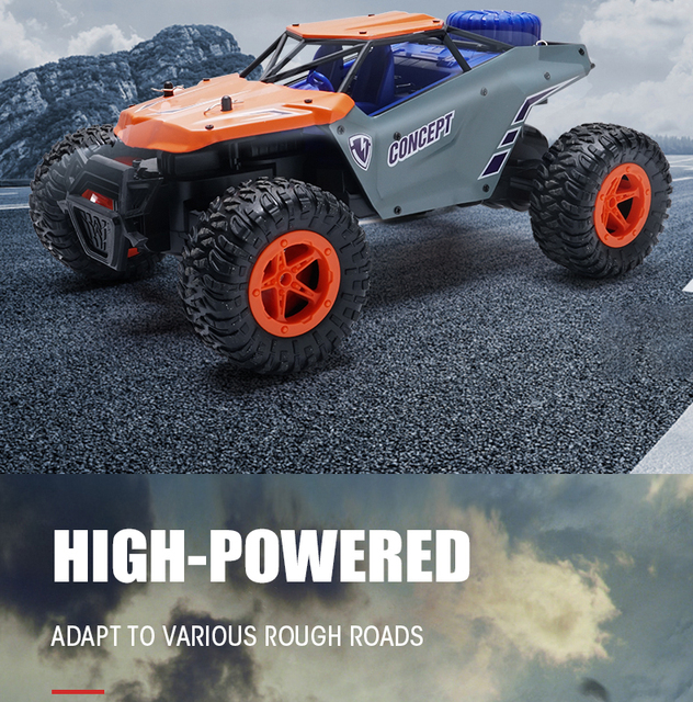 Samochód RC Drift Off-Road 1:16 4WD High Speed - Pilot zdalnego sterowania, Monster Truck, zabawka elektryczna Crawler dla chłopców - Wianko - 14