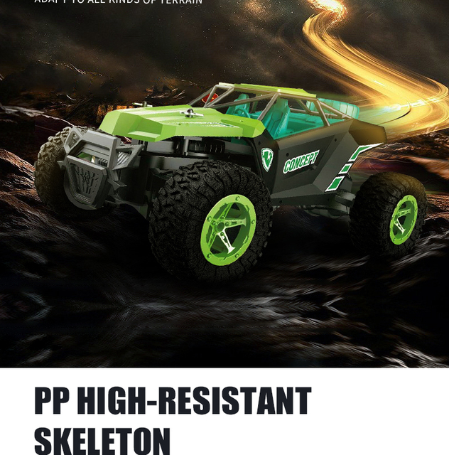 Samochód RC Drift Off-Road 1:16 4WD High Speed - Pilot zdalnego sterowania, Monster Truck, zabawka elektryczna Crawler dla chłopców - Wianko - 19
