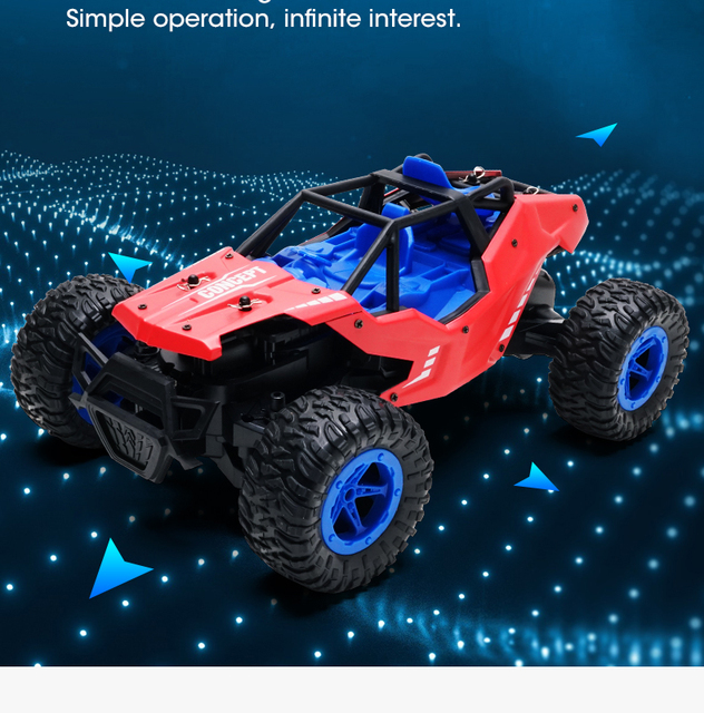 Samochód RC Drift Off-Road 1:16 4WD High Speed - Pilot zdalnego sterowania, Monster Truck, zabawka elektryczna Crawler dla chłopców - Wianko - 25