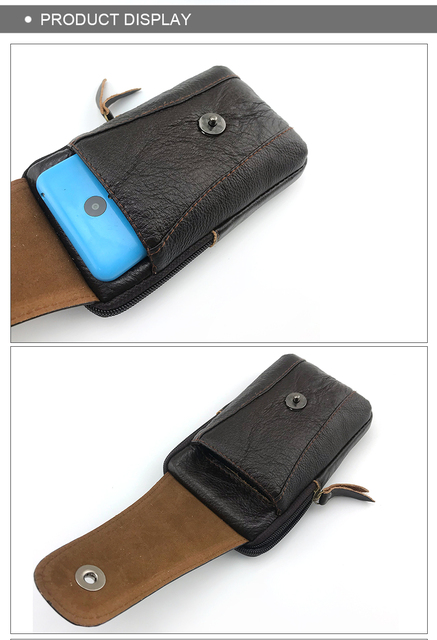 Nowa skórzana portmonetka Mini portfel lita skóra naturalna zamek - ultra mała torebka mężczyzn - Wianko - 5