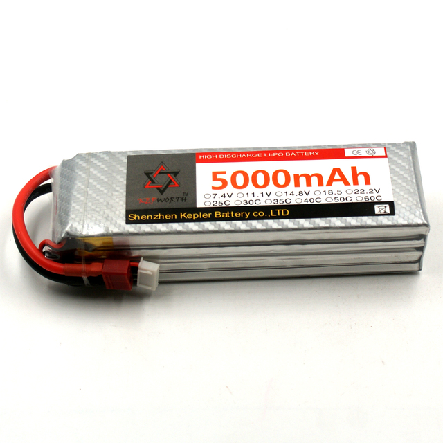 Akumulator Lipo 2S 3S 4S 7.4V 11.1V 14.8V 25/40/60C 1800-6000mAh RC dla samochodów, samolotów, helikopterów, łodzi i cysterny - Wianko - 6