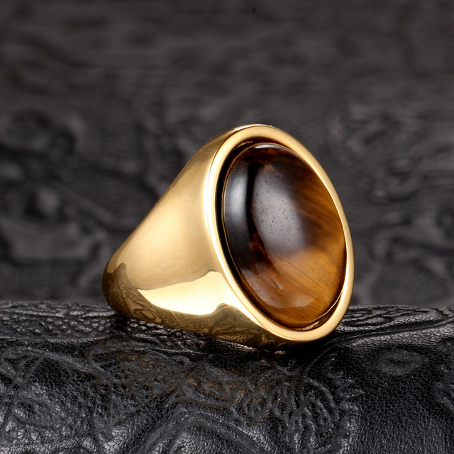 Pierścień Megin D z tytanu o sześciu oczy Opal Vintage dla pary zaręczonych, damski i męski, prezent ślubny, biżuteria - Wianko - 4