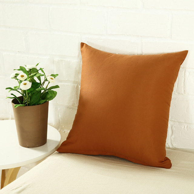 Poszewka na poduszkę z poliestru w kolorze Solid, dekoracyjna, ładnie kolorowa - Wianko - 6