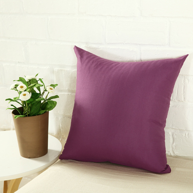 Poszewka na poduszkę z poliestru w kolorze Solid, dekoracyjna, ładnie kolorowa - Wianko - 2