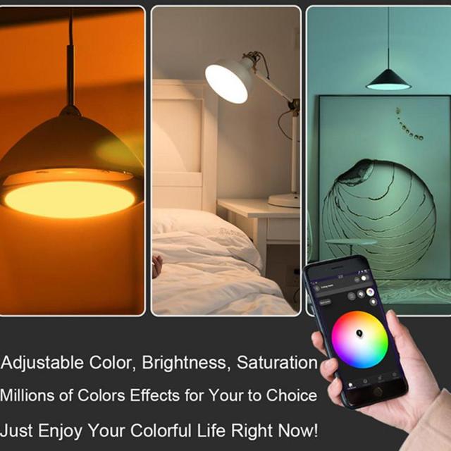Inteligentna żarówka Tuya Zigbee WiFi z możliwością zmiany koloru LED, 12W/15W, E27, kompatybilna z Alexa i Google Home - Wianko - 6