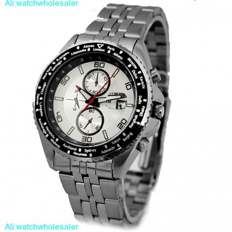 Męski zegarek kwarcowy wodoodporny Naturalna Marka z okrągłym matowym srebrnym wykończeniem IPS ze stali nierdzewnej (model FW833A) - Wianko - 6