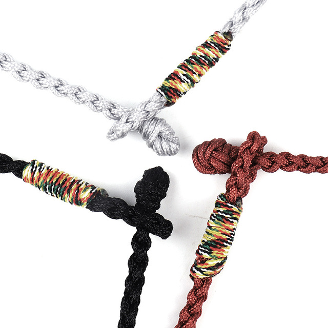 Handmade talizman tybetański węzeł Budda Rope - bransoletka miłości - Wianko - 11