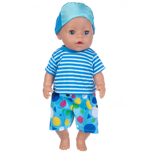 Nowe letnie ubranko dla lalki - 2021, dla lalki reborn o długości 43 cm, moda garnitur, akcesoria - Wianko - 17