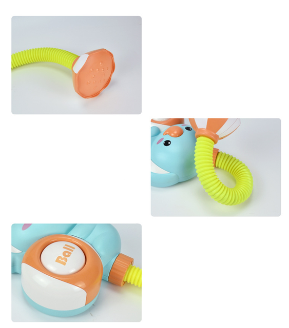 Elektryczny słoń zabawka do kąpieli - Zraszacz prysznicowy z mocną przyssawką i chłopięcym kształtem - Wianko - 9