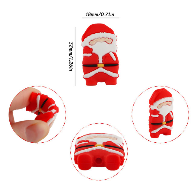 Kovict ozdobne silikonowe kulki bałwanek do zawieszania na choince - idealne jako prezent lub ozdoba bożonarodzeniowa - Wianko - 23