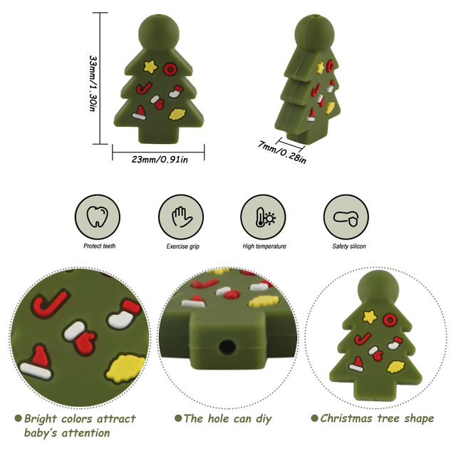 Kovict ozdobne silikonowe kulki bałwanek do zawieszania na choince - idealne jako prezent lub ozdoba bożonarodzeniowa - Wianko - 15