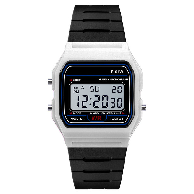 Zegarek męski z cyfrowym i analogowym wyświetlaczem, wodoodporny - Wianko - 7